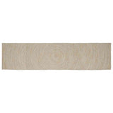 vidaXL Vloerkleden Natuurlijk en Wit 60 x 250 cm Jute