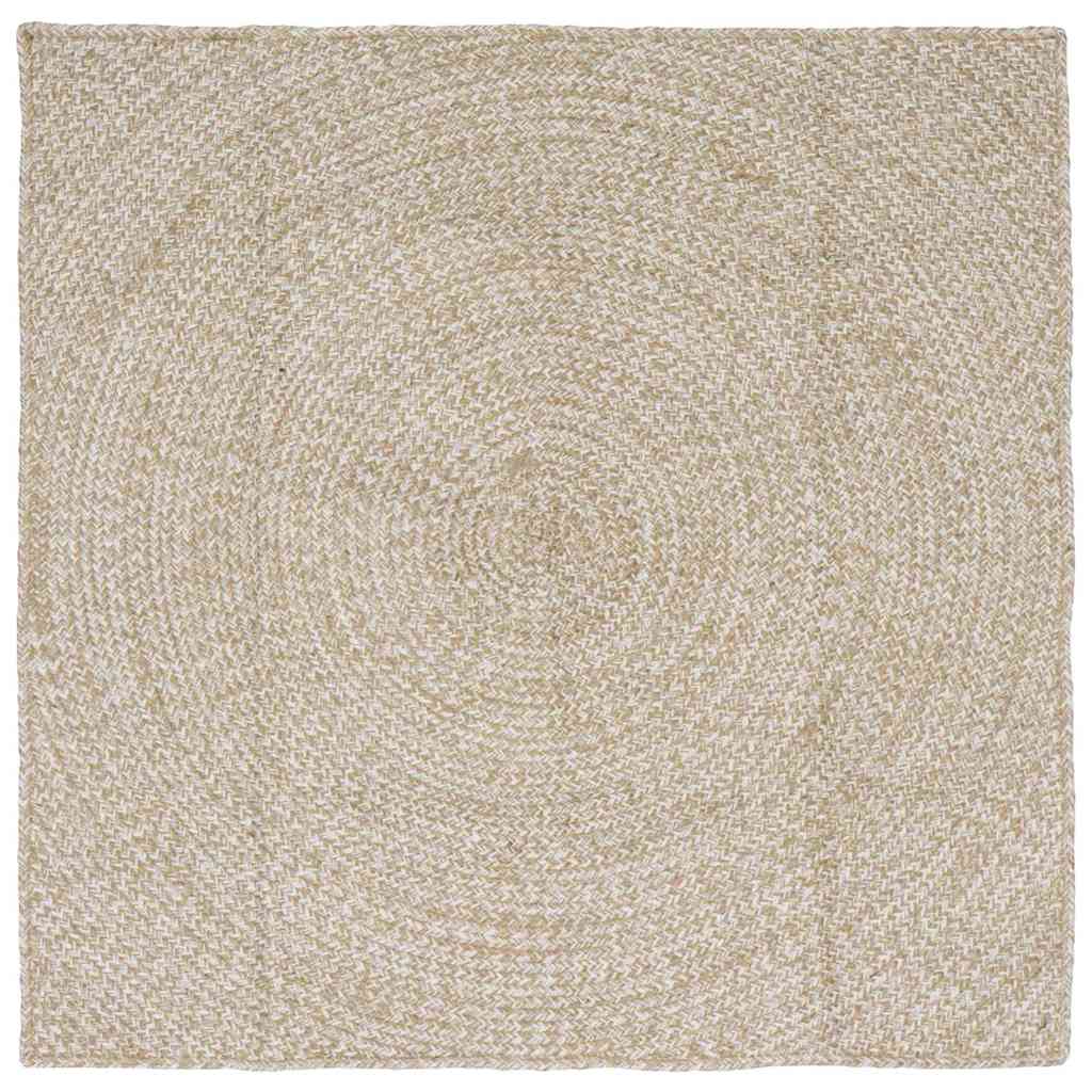 vidaXL Vloerkleden Natuurlijk en Wit 60 x 250 cm Jute