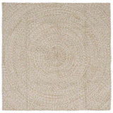 vidaXL Vloerkleden Natuurlijk en Wit 60 x 250 cm Jute