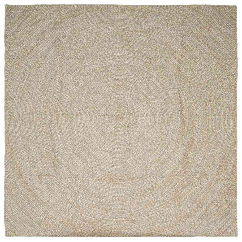 vidaXL Vloerkleden Natuurlijk en Wit 60 x 250 cm Jute