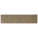 vidaXL Vloerkleden Natuurlijk en Wit 60 x 250 cm Jute