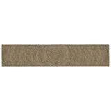 vidaXL Vloerkleden Natuurlijk en Wit 60 x 250 cm Jute