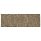 vidaXL Vloerkleden Natuurlijk en Wit 60 x 250 cm Jute