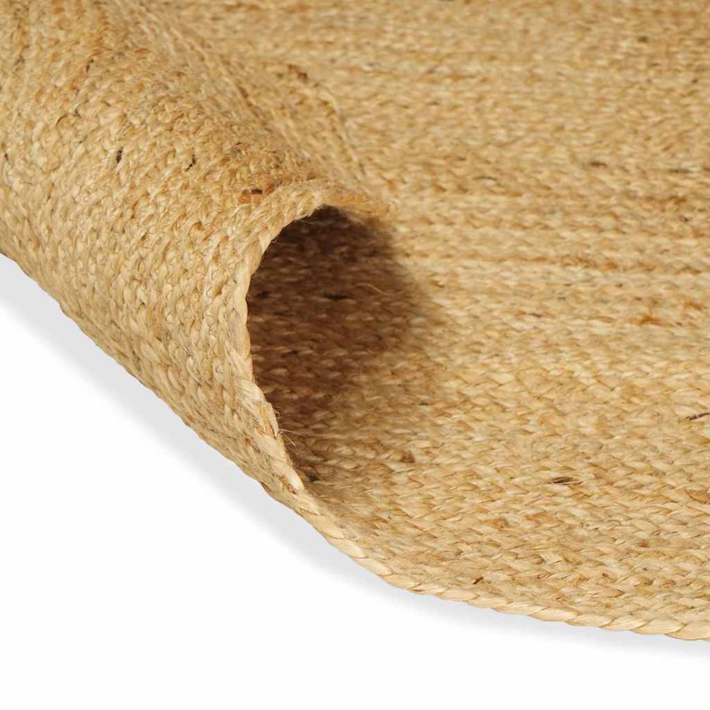 vidaXL Vloerkleden Ovaal Naturel 100 x 152 cm Jute