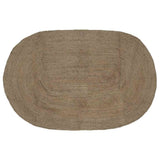 vidaXL Vloerkleden Ovaal Naturel 100 x 152 cm Jute