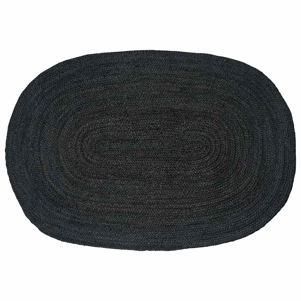 vidaXL Vloerkleden Ovaal Naturel 100 x 152 cm Jute