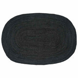 vidaXL Vloerkleden Ovaal Naturel 100 x 152 cm Jute
