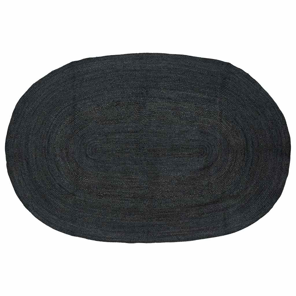 vidaXL Vloerkleden Ovaal Naturel 100 x 152 cm Jute