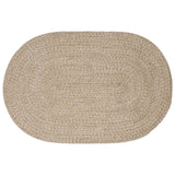 vidaXL Vloerkleden Wit 100 x 152 cm Jute