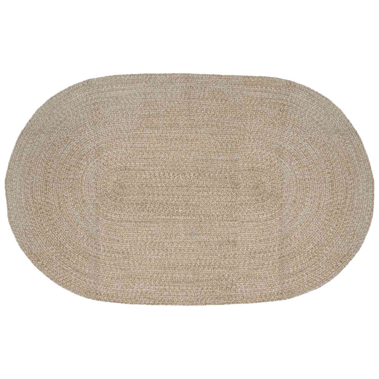vidaXL Vloerkleden Wit 100 x 152 cm Jute