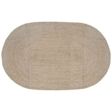 vidaXL Vloerkleden Wit 100 x 152 cm Jute