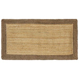vidaXL Vloerkleden Grijs 60 x 110 cm Jute