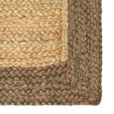 vidaXL Vloerkleden Grijs 60 x 110 cm Jute