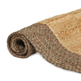 vidaXL Vloerkleden Grijs 60 x 110 cm Jute