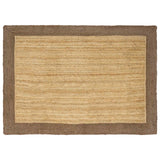 vidaXL Vloerkleden Grijs 60 x 110 cm Jute