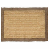vidaXL Vloerkleden Grijs 60 x 110 cm Jute