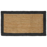 vidaXL Vloerkleden Grijs 60 x 110 cm Jute