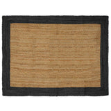 vidaXL Vloerkleden Grijs 60 x 110 cm Jute