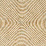 vidaXL Tapijt Natuurlijk en Wit 60 x 110 cm Jute