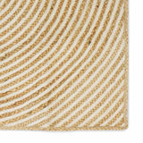 vidaXL Tapijt Natuurlijk en Wit 60 x 110 cm Jute