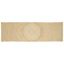 vidaXL Tapijt Natuurlijk en Wit 60 x 110 cm Jute
