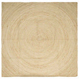 vidaXL Tapijt Natuurlijk en Wit 60 x 110 cm Jute