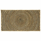 vidaXL Tapijt Natuurlijk en Wit 60 x 110 cm Jute