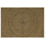 vidaXL Tapijt Natuurlijk en Wit 60 x 110 cm Jute