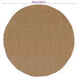 vidaXL Rugs Natural Ø 90 cm Jute