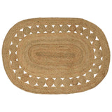 vidaXL Tapijt Bruin 100 x 152 cm Jute