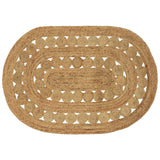 vidaXL Tapijt Bruin 100 x 152 cm Jute