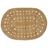 vidaXL Tapijt Bruin 100 x 152 cm Jute