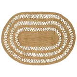 vidaXL Tapijt Bruin 100 x 152 cm Jute