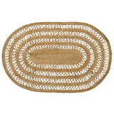 vidaXL Tapijt Bruin 100 x 152 cm Jute