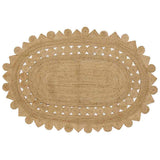 vidaXL Tapijt Bruin 100 x 152 cm Jute