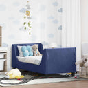 vidaXL Toddler Bed Frame with Headboard Dark Grey 70 x 140 cm Velvet