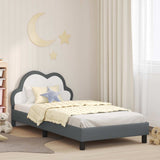 vidaXL Peuterbedframe met hoofdboard Roze 70 x 140 cm PU