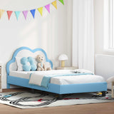 vidaXL Peuterbedframe met hoofdboard Roze 70 x 140 cm PU