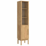 vidaXL Badkamer Hoge Kast met plank FLORO Wasbruin 35 x 30 x 160 cm