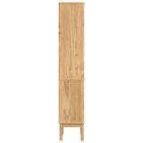 vidaXL Badkamer Hoge Kast met plank FLORO Wasbruin 35 x 30 x 160 cm