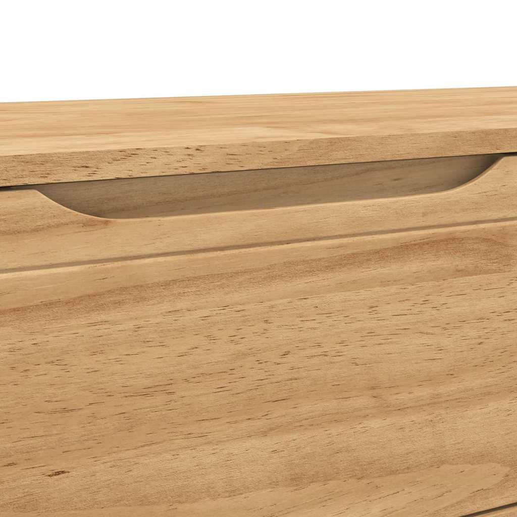 vidaXL Gangbank FLORO Wasbruin 115 x 40 x 45 cm Massief vurenhout