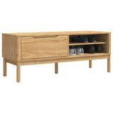 vidaXL Gangbank FLORO Wasbruin 115 x 40 x 45 cm Massief vurenhout