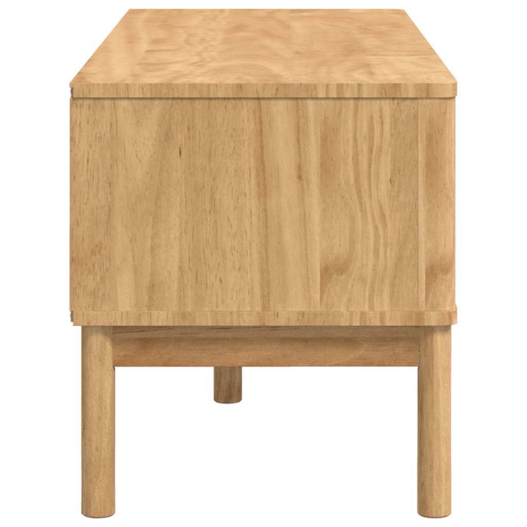 vidaXL Gangbank FLORO Wasbruin 115 x 40 x 45 cm Massief vurenhout