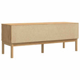 vidaXL Gangbank FLORO Wasbruin 115 x 40 x 45 cm Massief vurenhout