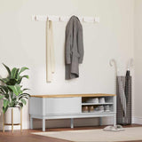 vidaXL Gangbank FLORO Wasbruin 115 x 40 x 45 cm Massief vurenhout