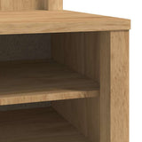 vidaXL hal kast FLORO Wasbruin 50 x 40 x 158 cm Massief vurenhout