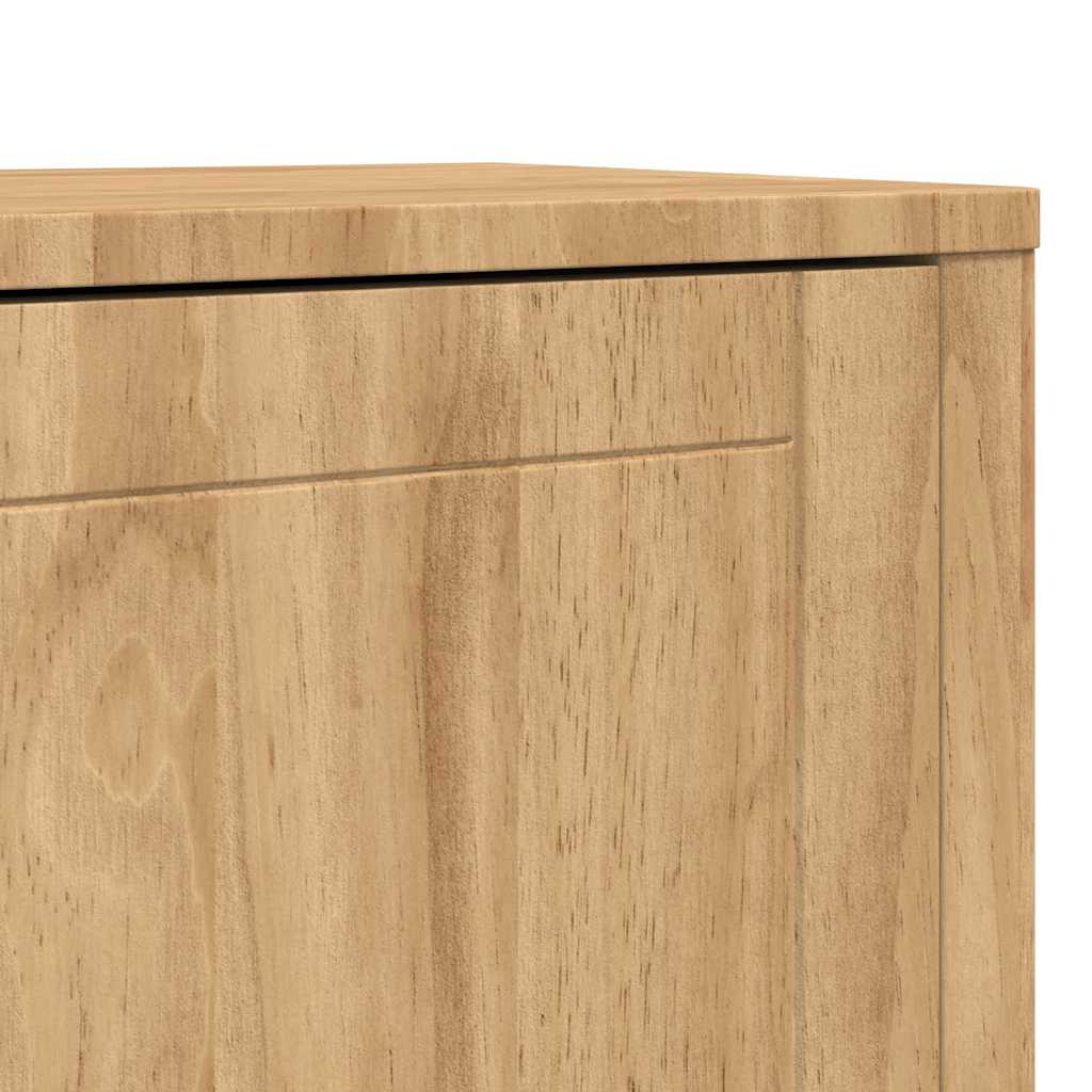 vidaXL Dressoir FLORO Wasbruin 70 x 30 x 70,5 cm Massief vurenhout