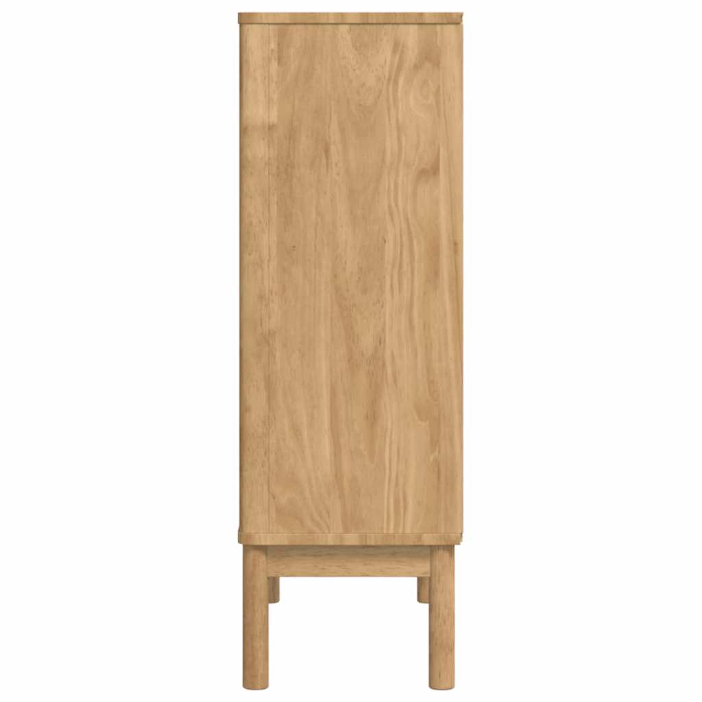 vidaXL Dressoir FLORO Wasbruin 70 x 30 x 70,5 cm Massief vurenhout