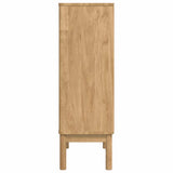 vidaXL Dressoir FLORO Wasbruin 70 x 30 x 70,5 cm Massief vurenhout