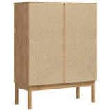 vidaXL Dressoir FLORO Wasbruin 70 x 30 x 70,5 cm Massief vurenhout